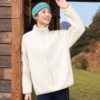 雪中飞 摇粒绒外套 米白 S/160/84A 女士夹克