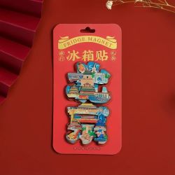 程老师 创意北京故宫文创冰箱贴木质磁贴长城天坛旅游博物馆纪念品磁性贴