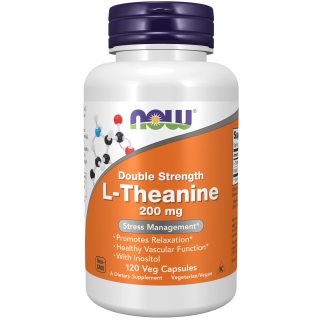 NOW Foods 茶氨酸胶囊200mg*120粒