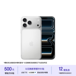 Apple iPhone 17 Pro Max 5G手机 512GB 银色