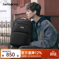 新秀丽 NU4*09022男士双肩包 黑色