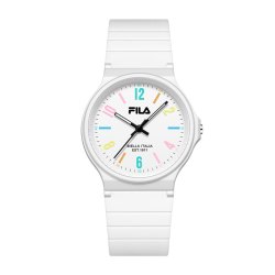 FILA 手表初高中学生手表简约男表静音考试专用腕表个性夜光女表6641 FLM38-6641-001