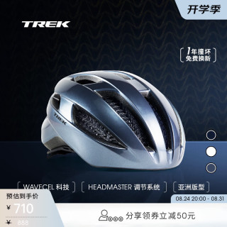 崔克 Starvos WaveCel 亚洲版山地车公路车舒适透气自行车头盔 锂灰色 M/L