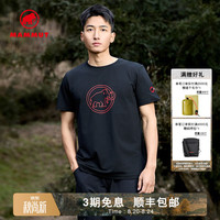MAMMUT QD 吸湿速干 黑色 S 户外短袖T恤