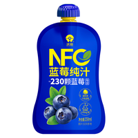 沃田 NFC蓝莓原浆 100%纯果汁 150ml*35袋