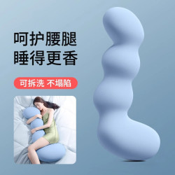 文枝 人体工学睡觉抱枕靠枕孕妇夹腿神器长条枕成人女生侧睡专用可拆洗