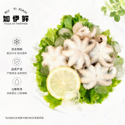 活冻八爪鱼 肉质Q弹鲜嫩 海捕速冻 净重400g/包