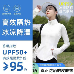 防晒衣女夏季薄款防紫外线防晒服透气冰丝时尚外套