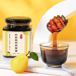 康吉美东阿正宗浓缩冲饮草本阿胶枇杷秋梨膏280克/瓶健康正品即食