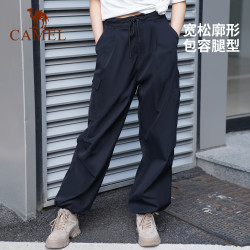 骆驼 夏季百搭宽松廓形透气直筒户外休闲阔腿裤6016