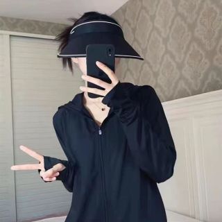 新款专业原纱凉感防晒衣轻薄UPF50+透气超薄冰丝女夏季防晒服