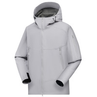 户外运动情侣款冲锋衣男女休闲防风防水登山服8802加绒连帽外套