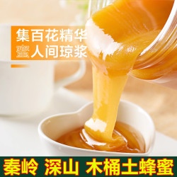 土蜂蜜每瓶500克 自家蜂场纯土蜂蜜结晶蜜天然原味农家