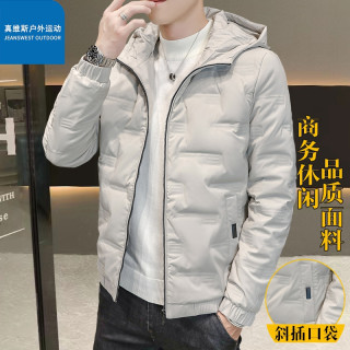 真维斯 户外运动男士保暖羽绒服大码冬季加厚保暖外套潮流羽绒衣男