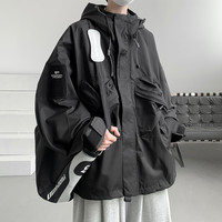 cleanfit休闲外套男春秋hiphop美式机能户外防水防风登山夹克外衣