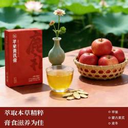 黄芪苹果干苹果黄芪水蒸苹果即食便携古方蒸制官方正品