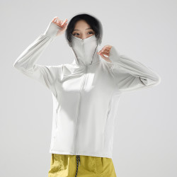 UPF100+原纱凉感2026夏季新款防晒衣女士轻薄防紫外线户外皮肤衣