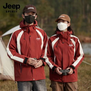 JEEP SPIRIT 吉普户外冲锋衣透气舒适外套男女旅游登山服