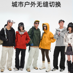 休闲外套男女同款户外情侣保暖