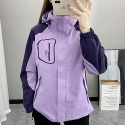 韩国三合一两件套冲锋衣男女防风透气登山服外套可拆卸保暖冲锋衣