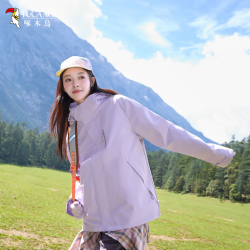 啄木鸟 加绒加厚冲锋衣女新款三合一两件套男户外情侣登山服可防水