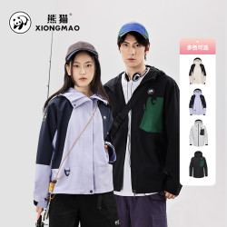 熊猫 山系软壳衣户外多功能外套男女款A24CA68631/A34CA68632-XM