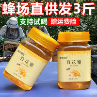 百花蜜 500克*3瓶蜂哥蜂场直播农家自产原蜜传统手工原味纯蜂蜜
