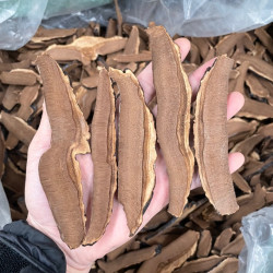 hanfu/汉馥黑灵芝片人工切片煮汤泡水熬夜正宗菌味浓