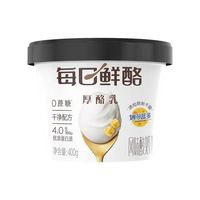 蒙牛 每日鲜酪希腊酸奶原味风味酸奶400gx1杯