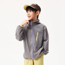 EBAER 儿童防晒衣2026夏季新款男童女童透气原纱凉感防晒服薄外套