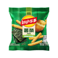 乐事 经典/大波浪/奇多系薯片  真脆薯条 海苔味18g