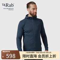 Rab QFF-70 男士修身抓绒衣 黑色 S