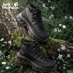 Jack Wolfskin THRU HIKE徒步女鞋防水防滑A65574 黑色/6000