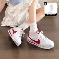NIKE 休闲鞋女鞋夏季新款CORTEZ透气运动跑鞋红勾小白鞋904764
