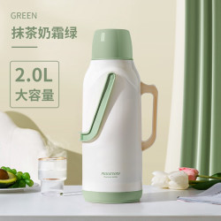 捷扣 热水瓶学生宿舍暖壶老式不锈钢保温壶大容量开水家用水壶茶瓶暖瓶