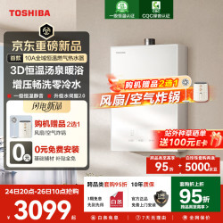 东芝 16升燃气热水器增压大水量10A全域JSQ30-TL10 Ultra