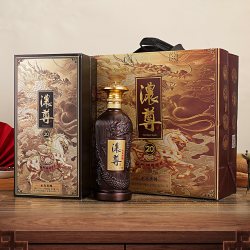 九龙潭 龙马奔腾浓尊酒浓香型52度白酒年份基酒精致礼盒送三个礼袋
