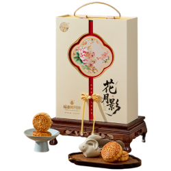 稻香村 花月影月饼礼盒 枣泥蛋黄莲蓉五仁 1060g