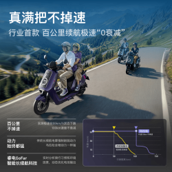 小牛电动 NX马拉松 电动摩托车 72V50Ah锂电
