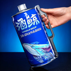 酒鲸 蓝鲸国风大师高端精酿啤酒2L装山东阳春