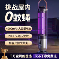德雷博 灭蚊灯家用灭蚊器驱蚊器物理紫光诱蚊客厅卧室基孔肯雅热充电款
