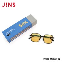 JINS 防辐射护目镜SCREEN 56%防蓝光眼镜轻量大方框可FPC22S253 00透明