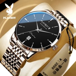 PLAYBOY 男士手表机械表全自动防水简约2026新款高级商务男款腕表