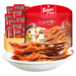 萨啦咪 经典香辣味大鸭舌200g