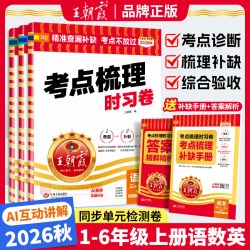 2026秋季新版现货王朝霞试卷考点梳理时习卷