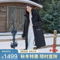 坦博尔 TB245820 极寒鹅绒 黑色 L(170) 女士羽绒服