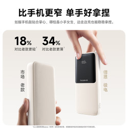 倍思 20000mAh 30W快充自带线移动电源