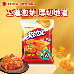 好丽友 好友趣 切片型马铃薯片 韩国泡菜味 125g