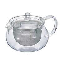 HARIO 700ml日式玻璃茶壶 不锈钢滤网 耐热防碎 日本设计