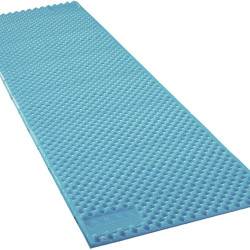 Therm-a-Rest 2R值便携折叠户外登山单人露营睡垫 蛋巢防潮垫 51×183cm 蓝银色